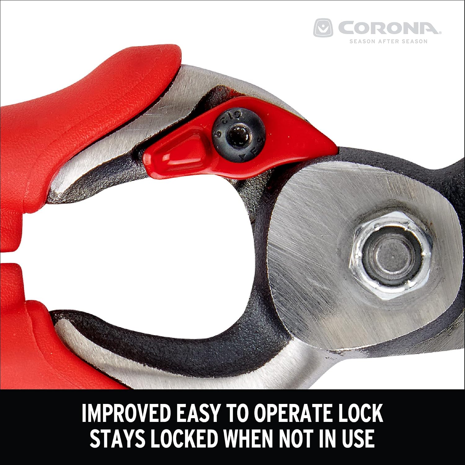 Corona Tools DualCUT Forged Steel Bypass Hand Pruner – 1″ Cutting Capacity Garden Pruning Shears for Branch & Stem Cutting
