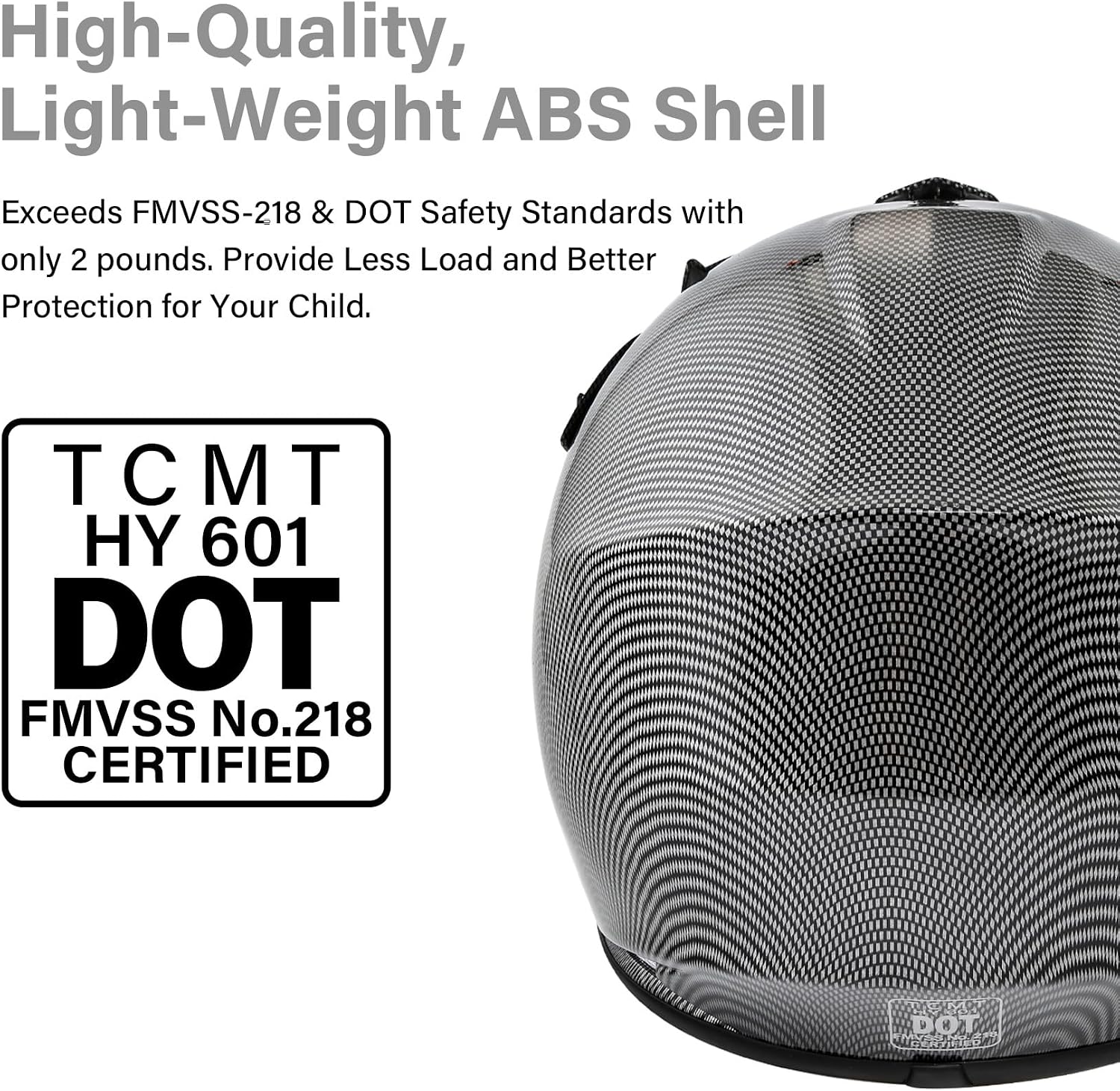 TCMT Youth Dirt Bike Helmet DOT Certified - Kids Full Face Motocross ATV Helmet with Goggles, Gloves and Helmet Bag for Off-Road, BMX, MX, Street Riding