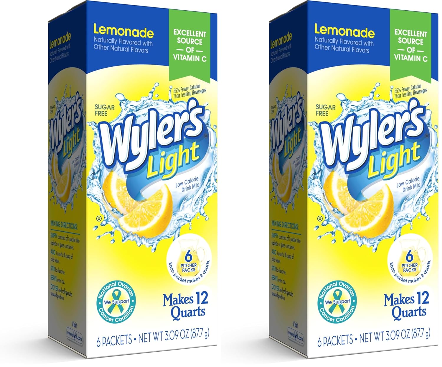 Wyler's Light Pitcher Packs Water Drink Mix, Fruit Punch, 6 Packets