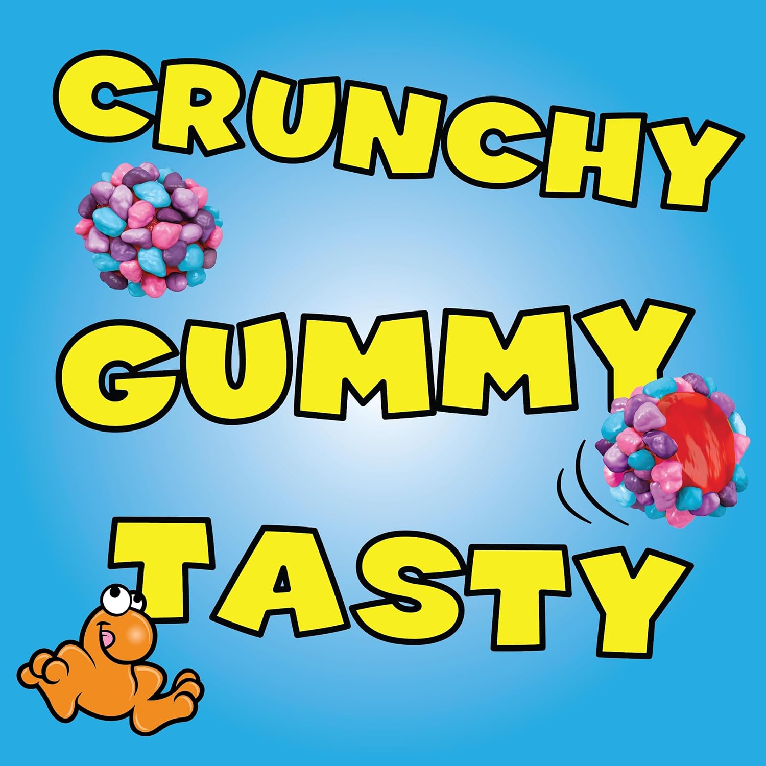 Nerds, Gummy Clusters Candy, Rainbow, Crunchy and Gummy, 8 Ounce
