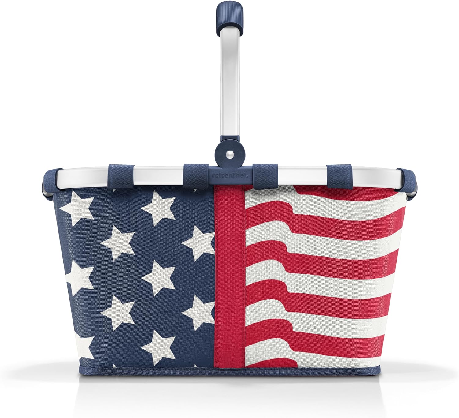 reisenthel carrybag frame black/black - Sturdy shopping basket with plenty of storage space and practical inner pocket - water-repellent