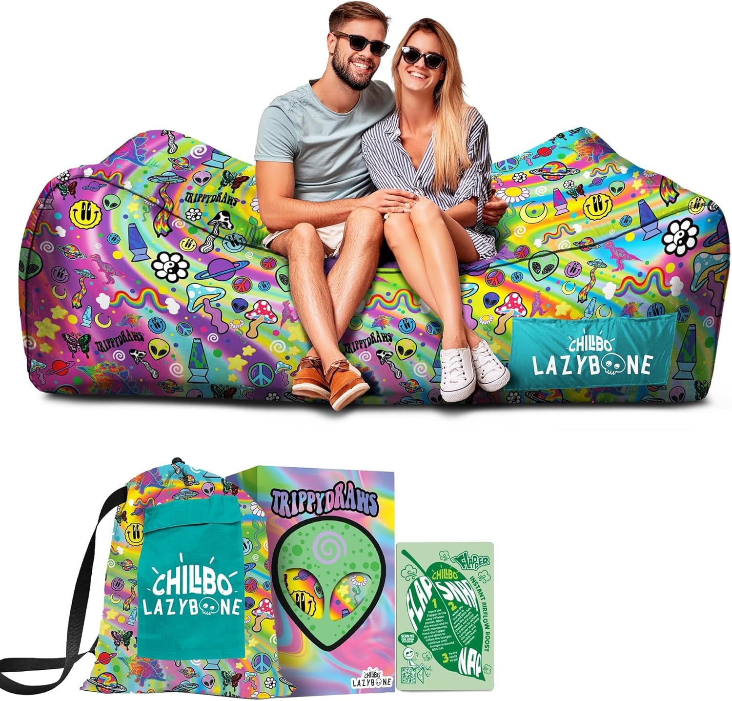 Chillbo Shwaggins, Inflatable Beach Lounger, Inflatable couches