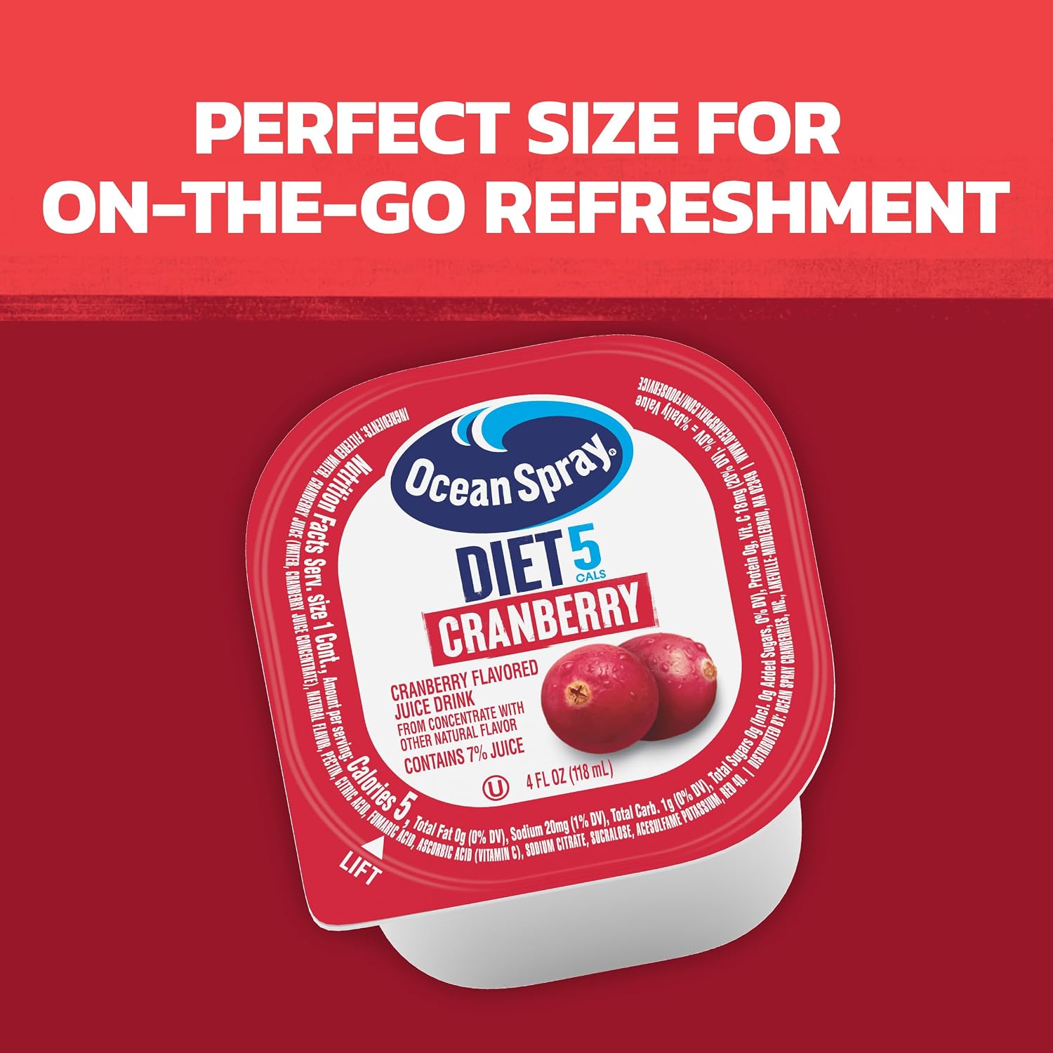Ocean Spray Cran-Grape Juice Cups 4 Ounce (Pack of 48)