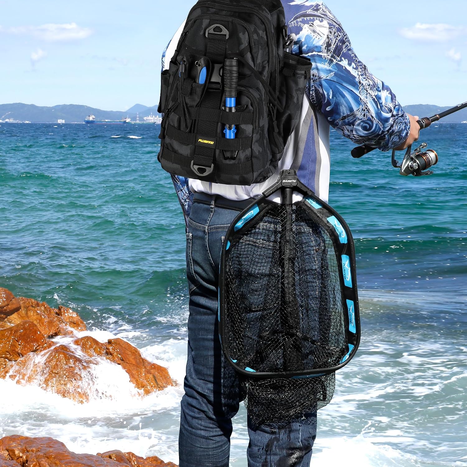 PLUSINNO Floating Fishing Net for Steelhead, Salmon, Fly, Kayak, Catfish, Bass, Trout Fishing