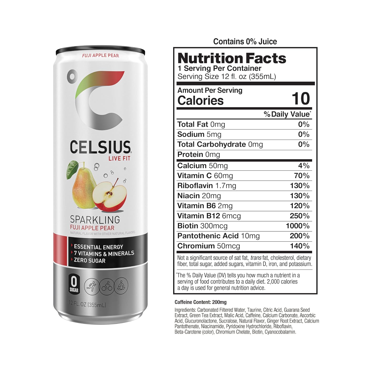 CELSIUS Sparkling Cola, Sugar Free Energy Drink, 12 Fl Oz (Pack of 12)