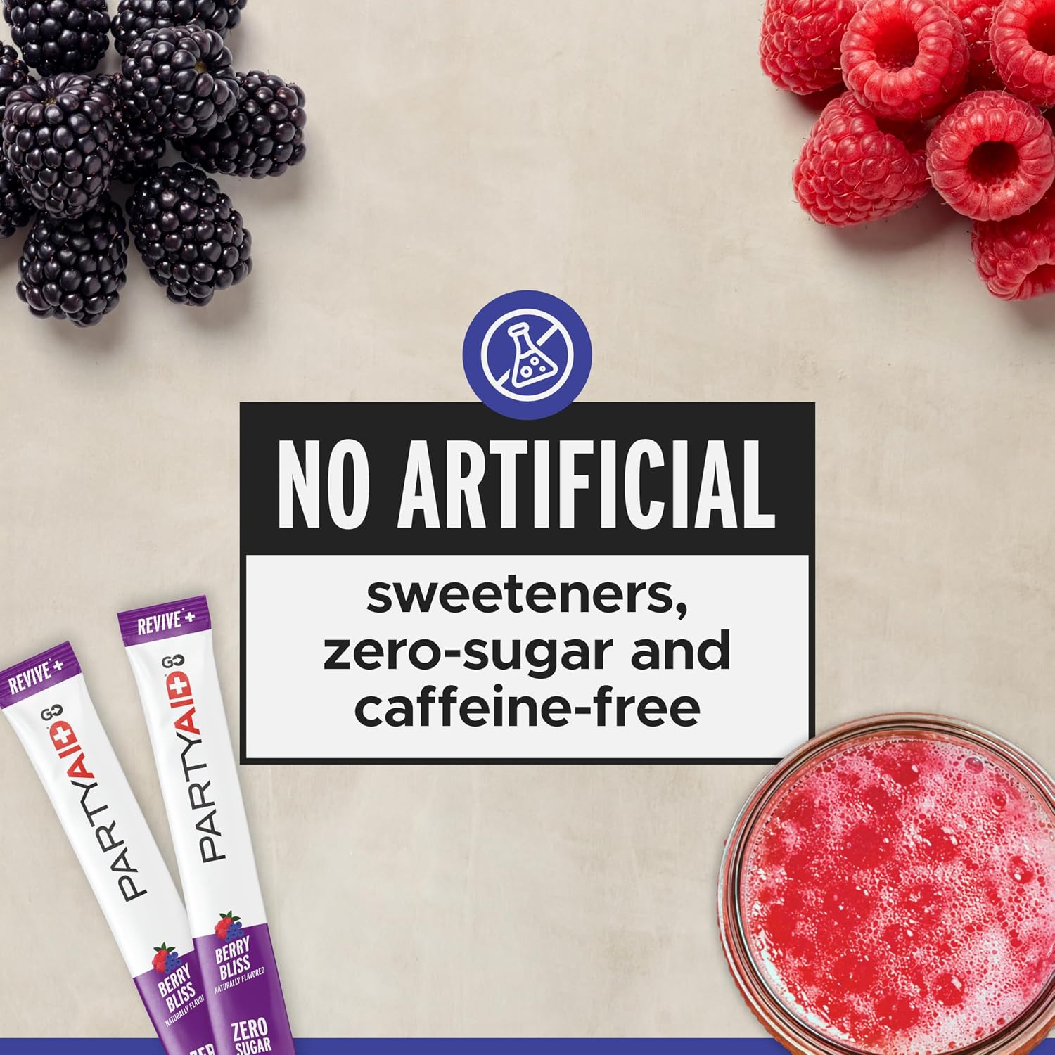 LIFEAID IMMUNITYAID GO Zero Sugar Hydration Packets (14 Packets)