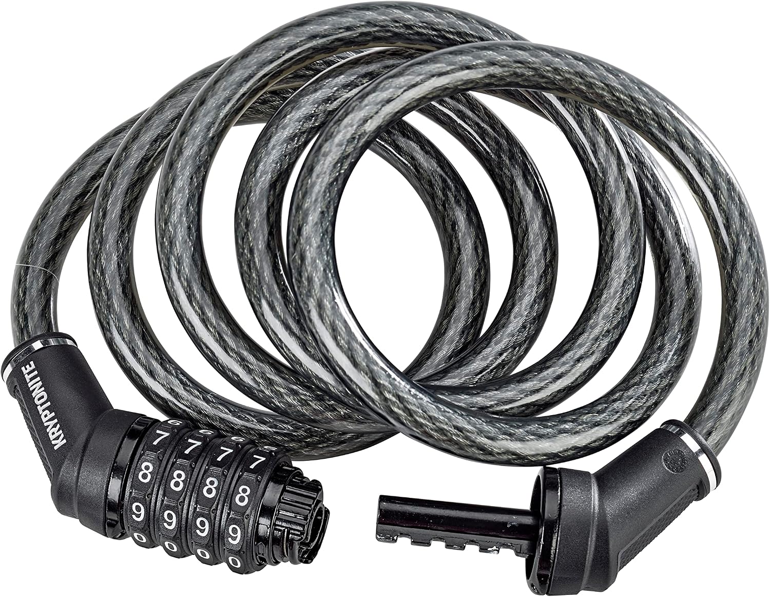 Kryptonite Resettable Combination Bike Lock Cable, 6ft x 12mm Steel