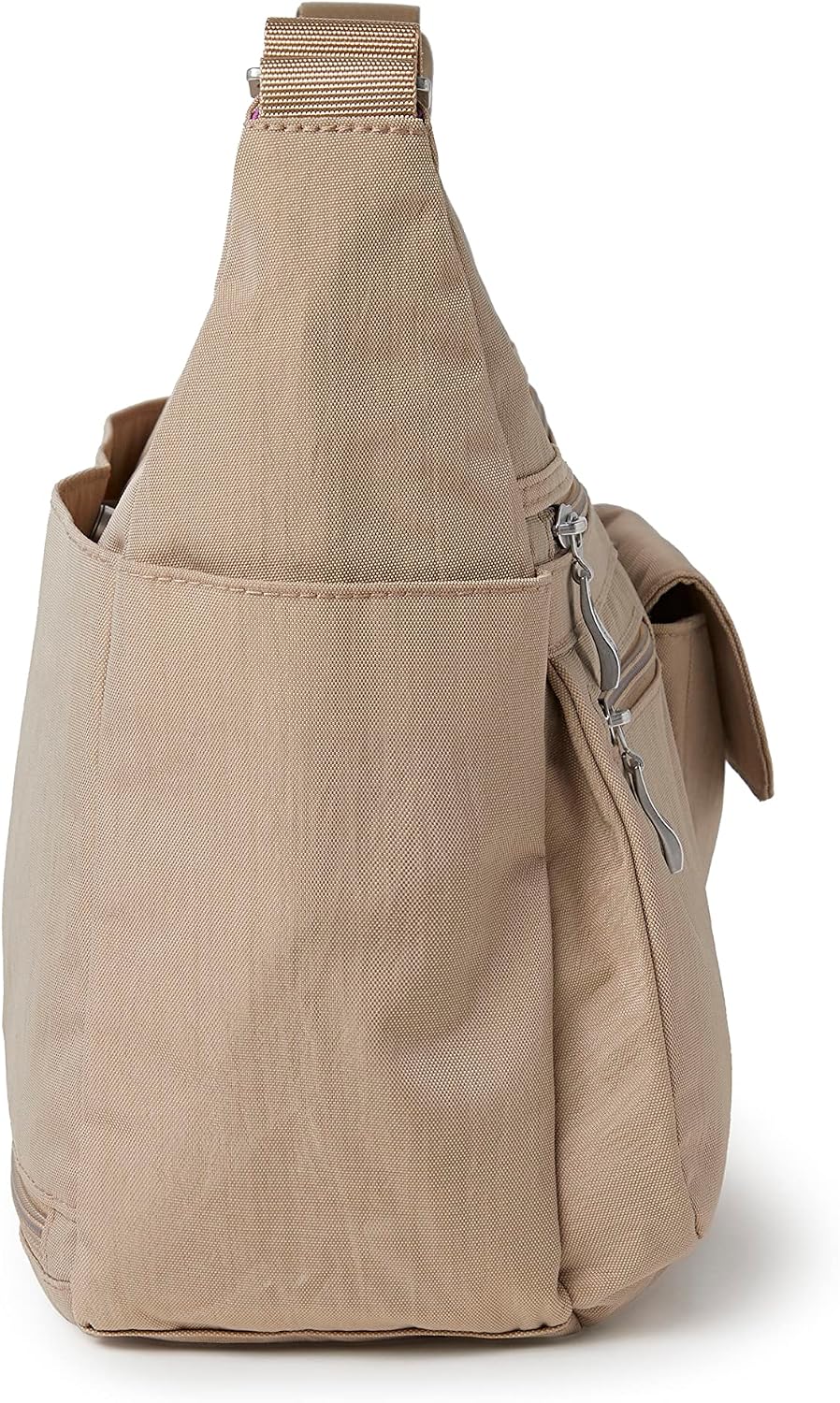 Baggallini womens Everywhere Bagg Crossbody Women 11x9 Lightweight Nylon Hobo Water-resistant Travel Bag W/Rfid