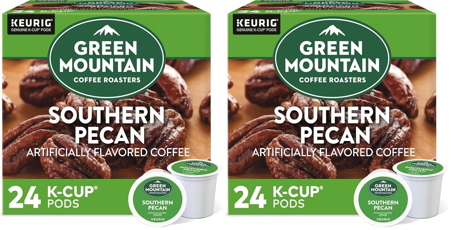 Green Mountain Coffee Roasters Island Coconut, Single-Serve Keurig K-Cup Pod, Flavored Light Roast Coffee, 24 Count (Pack of 1)
