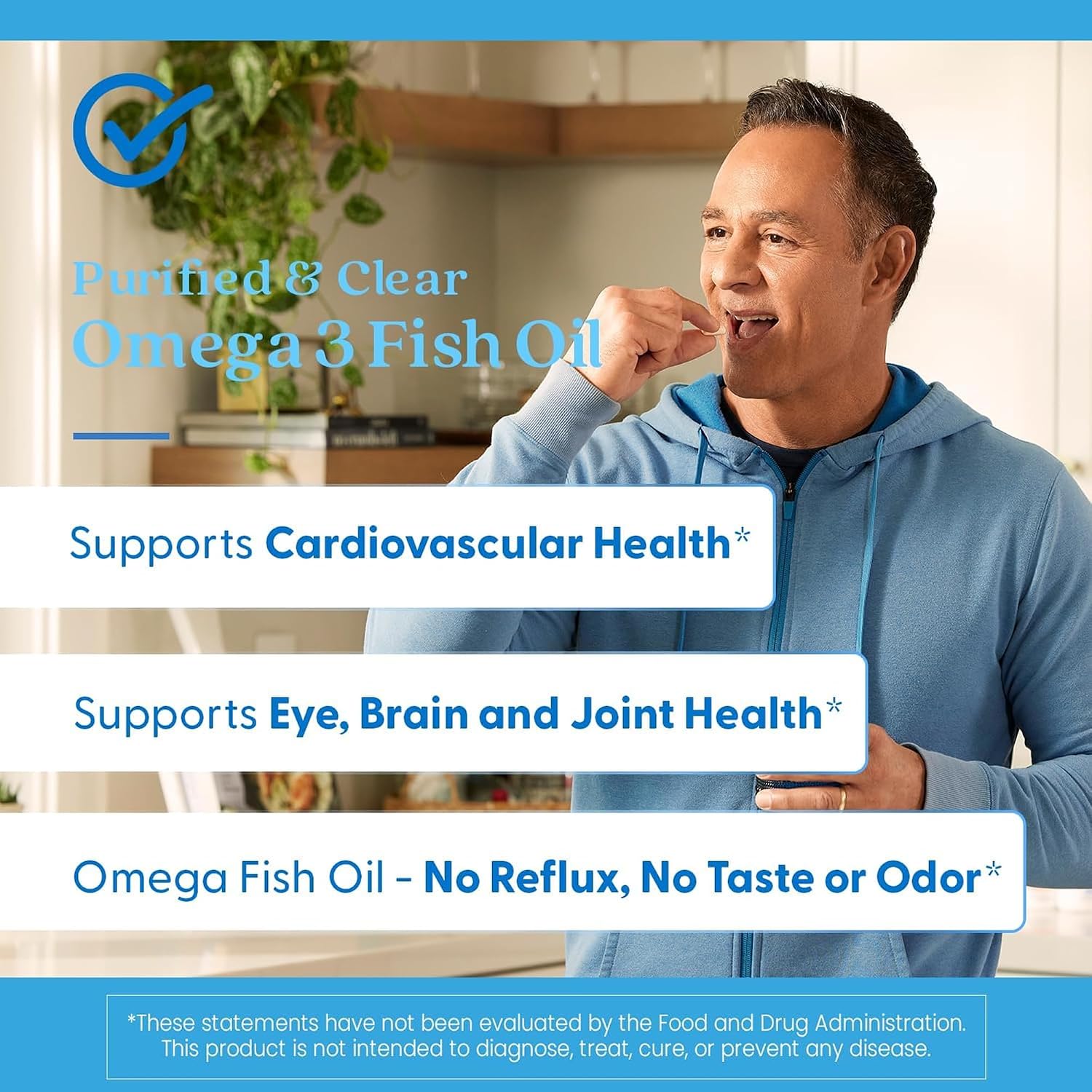 Doctor's Best Omega 3 Fish Oil Supplement for Women & Men - Source of DHA, EPA, & Omega-3 Fatty Acids, Purified, High 2000 mg Potency