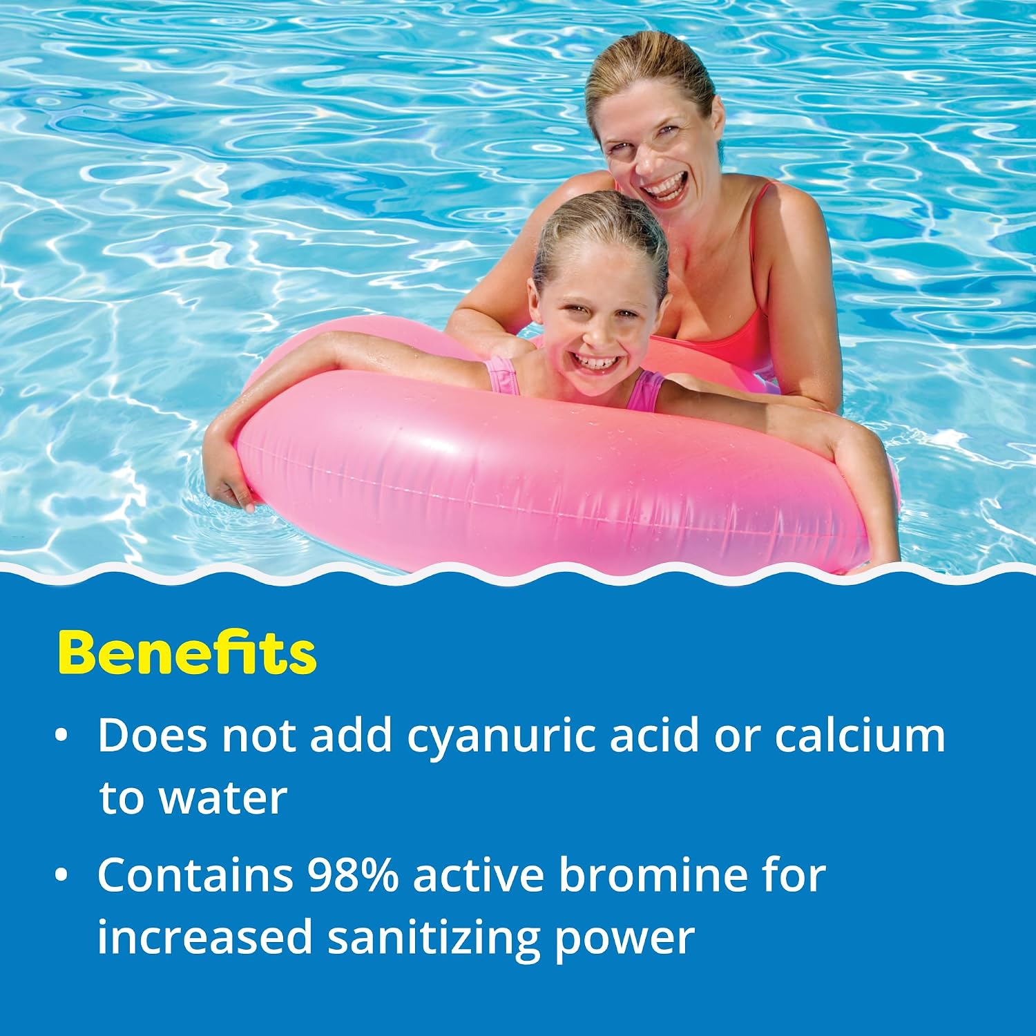 In The Swim Chlorine-Free Pool Shock - 24 x 1 Pound Bags | Quick Dissolving, Fast-Acting, Shock-Oxidizer for Swimming Pools, Spas, and Salt Chlorinated Pools Compatible