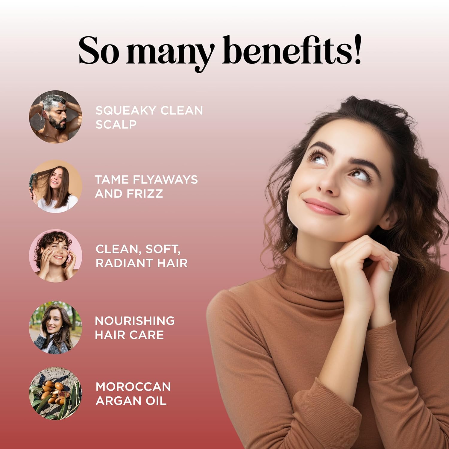 Sulfate Free Shampoo and Conditioner Set - Tea Tree Sage and Rosemary Shampoo and Conditioner for Dry Flaky Scalp Care - Deep Cleansing Color Safe Shampoo and Conditioner for Damaged Dry Hair Care
