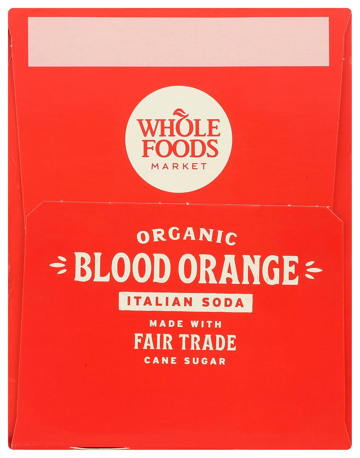 Whole Foods Market Blood Orange Italian Soda, 11.2 Fl Oz, 4 Pack | 4 Pack, Organic