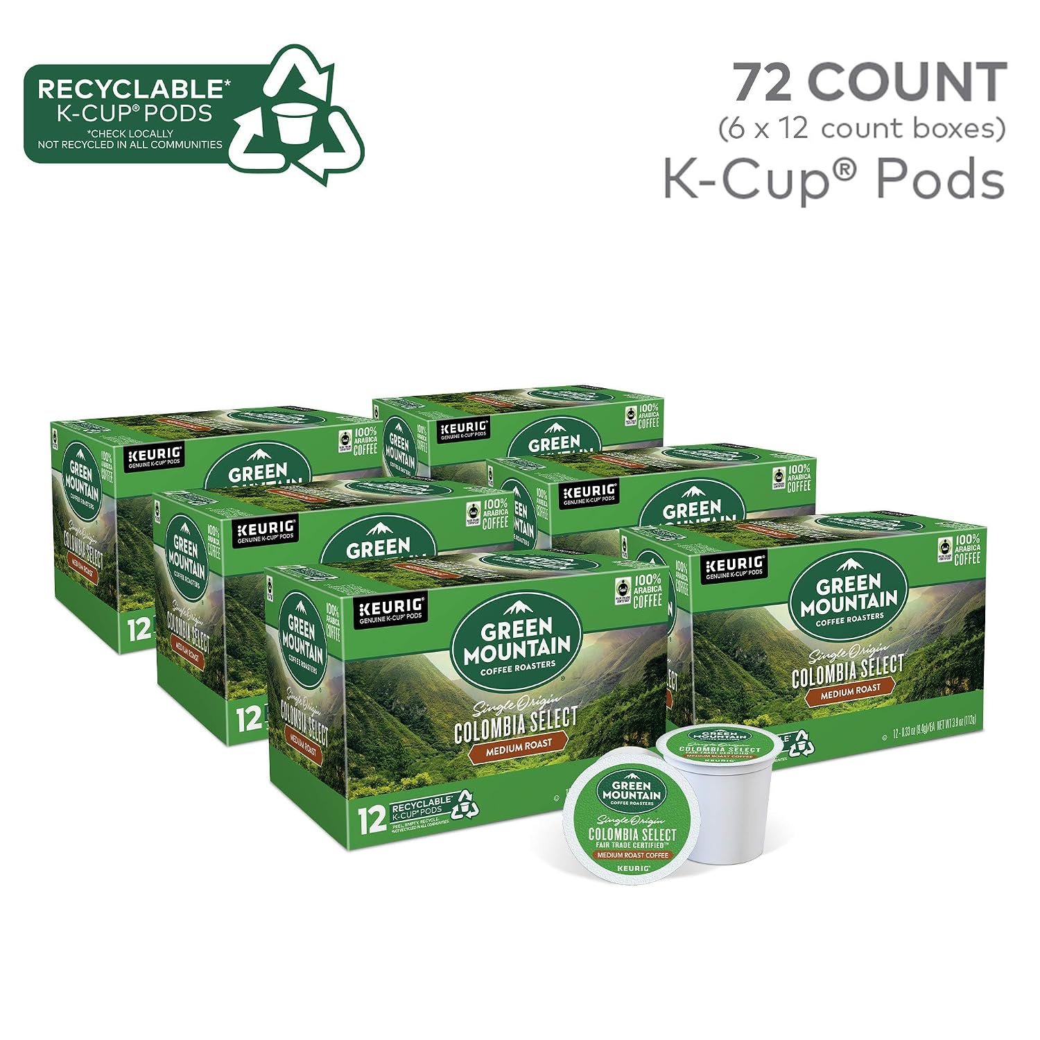 Green Mountain Coffee Nantucket Blend Keurig Single-Serve K-Cup Pods, Medium Roast Coffee, 96 Count