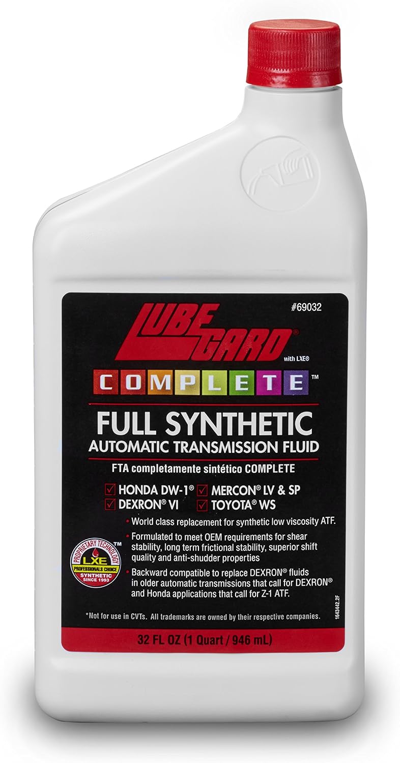 Lubegard 69032 Complete Full Synthetic Automatic Transmission Fluid, 32 oz.