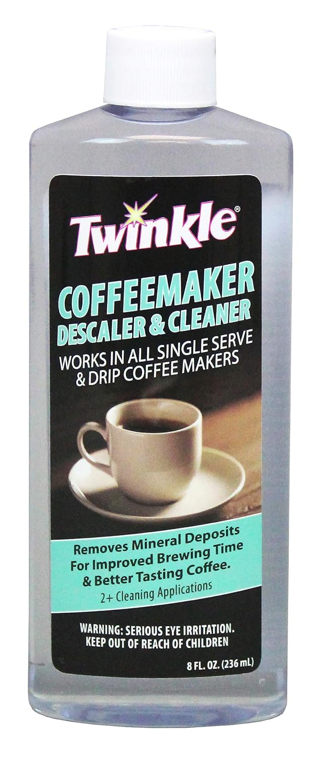 Twinkle Product Title Coffee Maker Cleaner (8 Fl Oz.) - Automatic Drip & Single Serve Coffeemaker Descaler/Removes Mineral, Hard Water, Lime