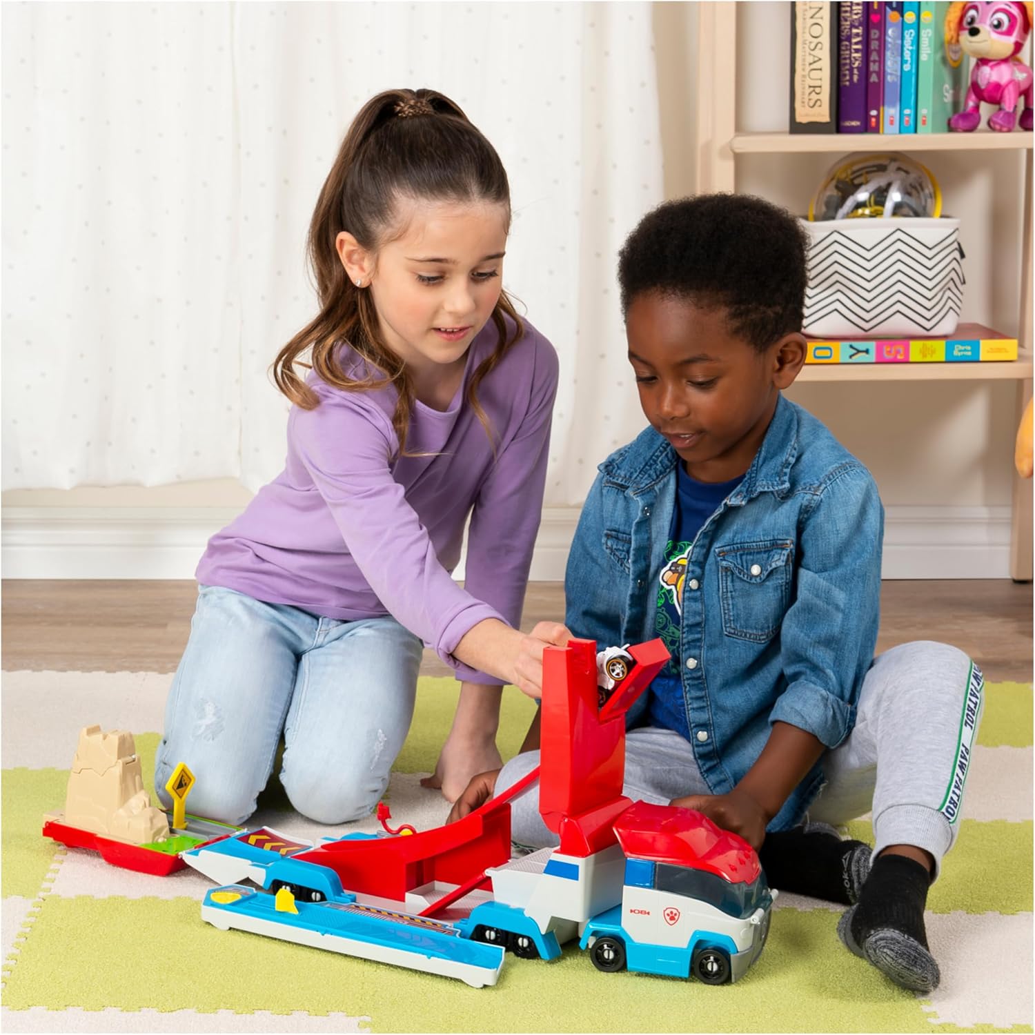 PAW Patrol Launch’N Haul PAW Patroller 2-in-1 Transforming Track Set | Transforming Team Vehicle, Action-Packed Track Set