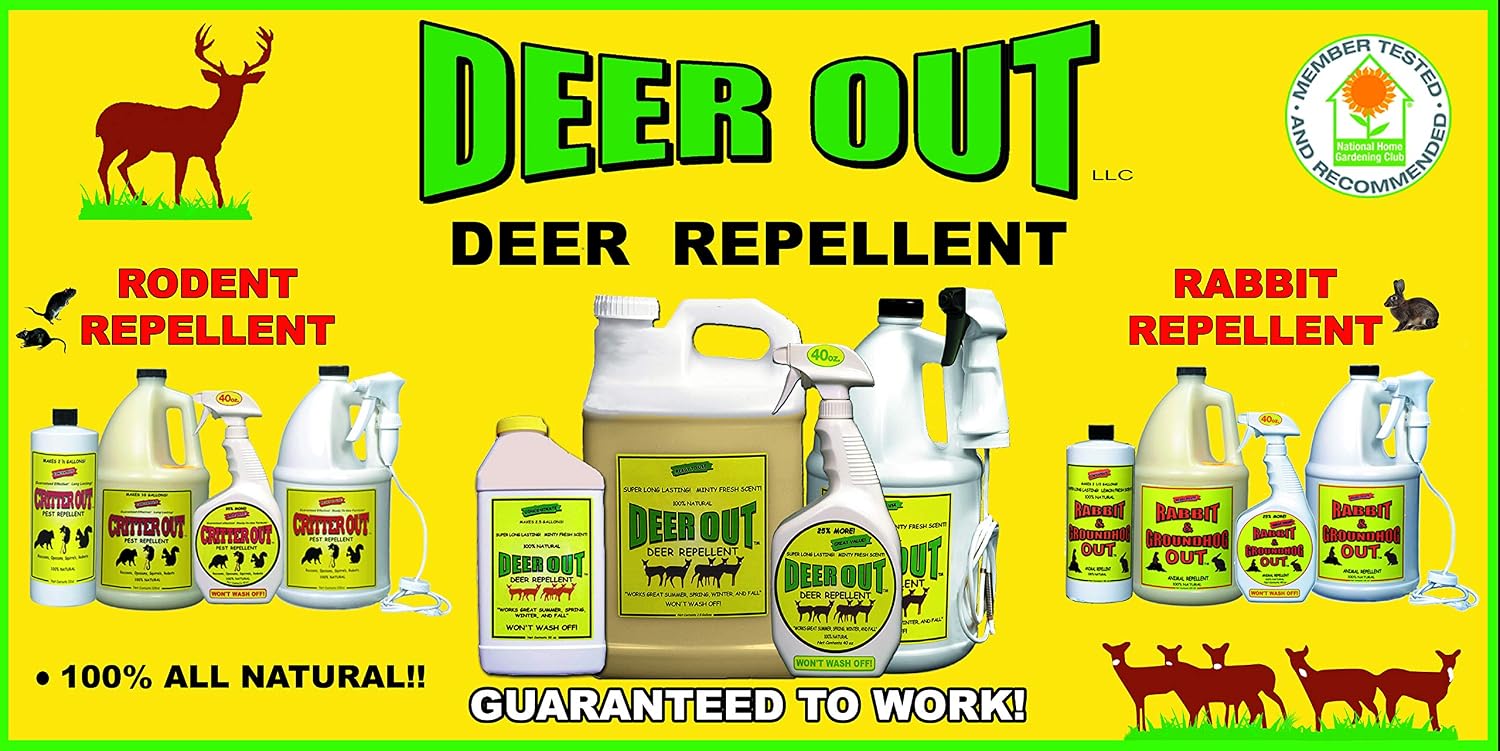Deer Repellent :Deer Out 1 Gallon Concentrate