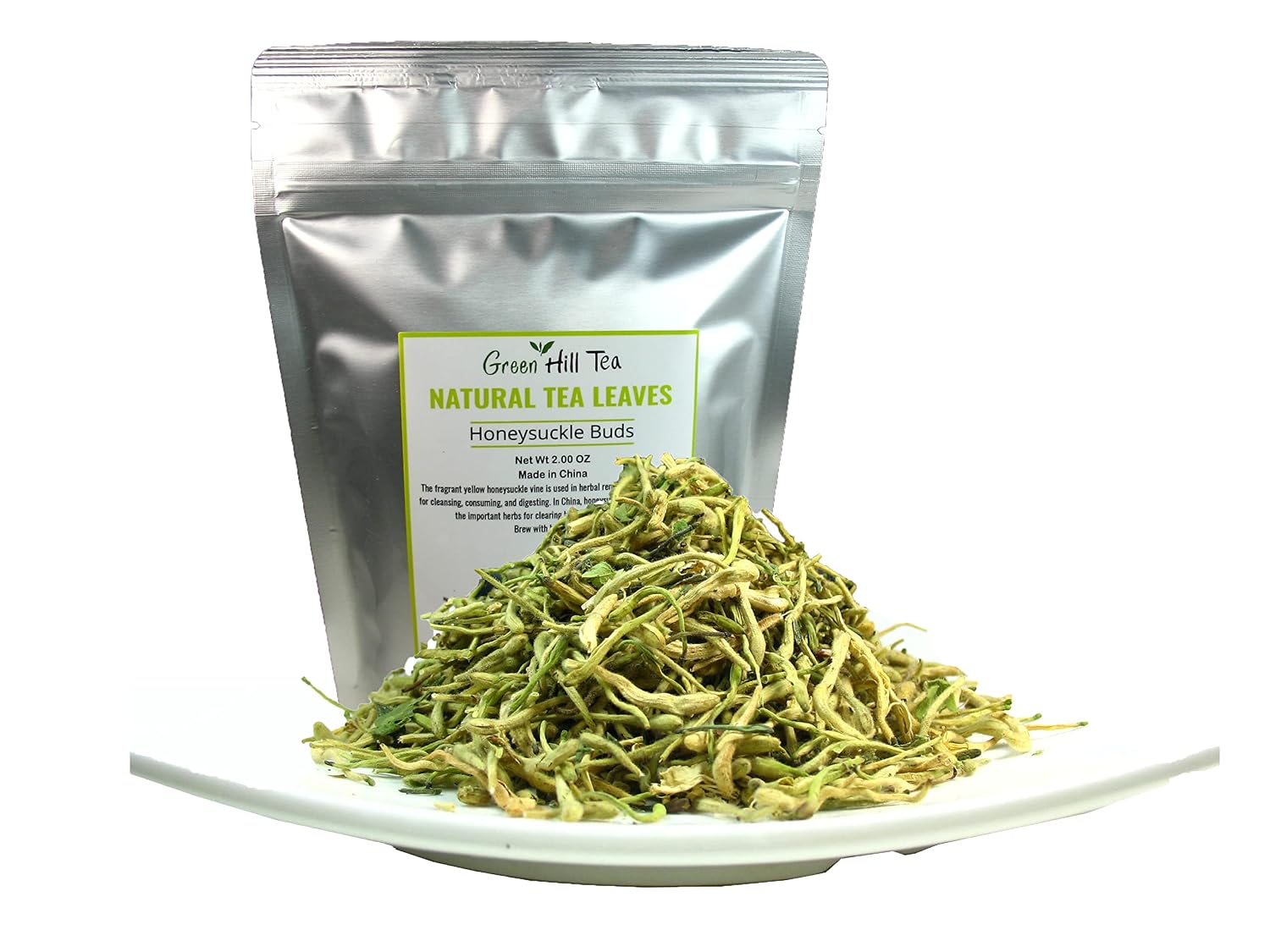 Green Hill Tea Osmanthus Flower Dried – Premium– Fragrant Osmanthus Dried Flowers -Loose Leaf Tea – 100% Pure, Natural, Non-GMO – Great for Brewing, Baking & Infusions 4 OZ