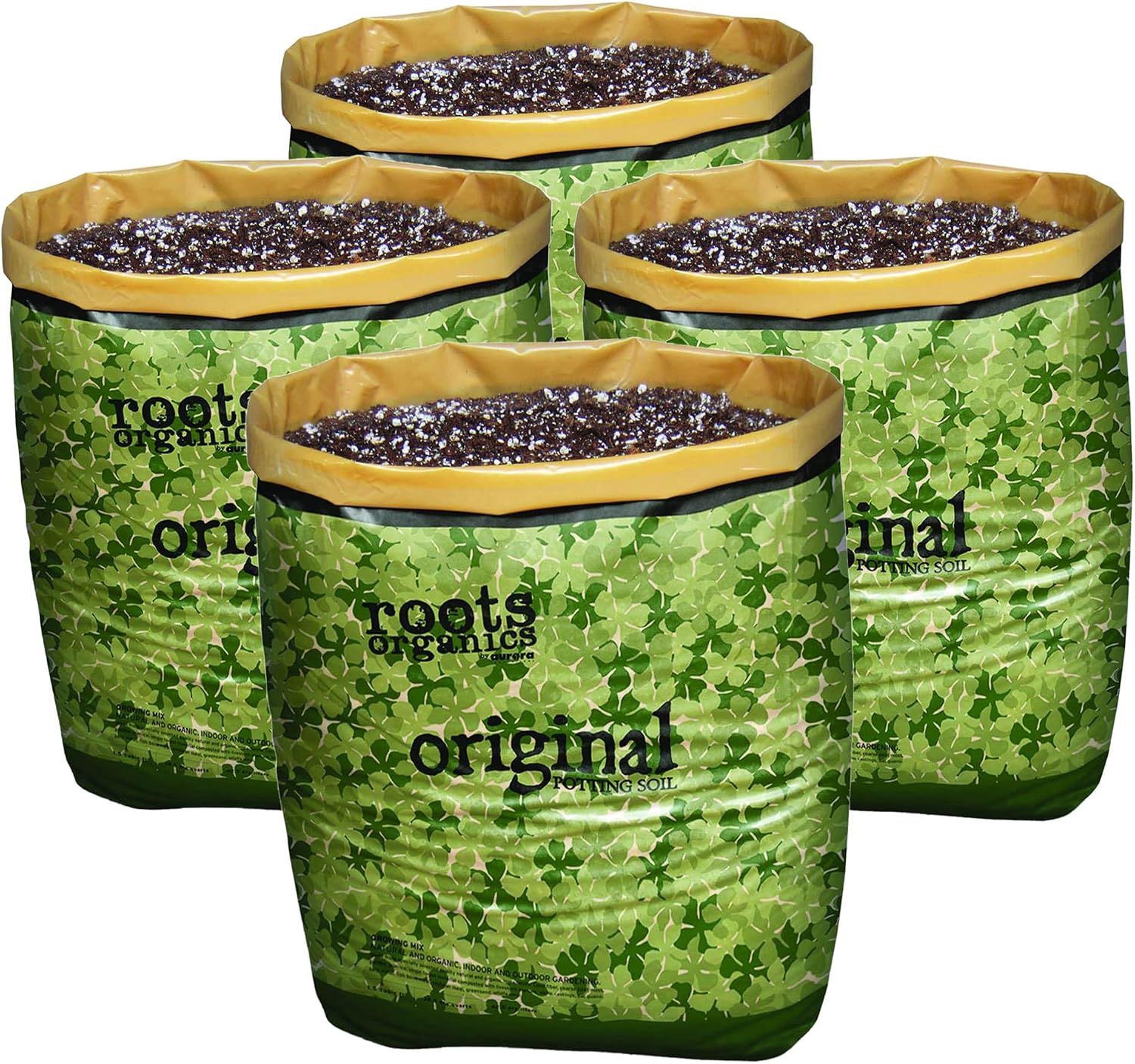 Roots Organics Rod Hydroponic Gardening Ready-to-Grow Coco Fiber-Based Potting Soil, 1.5 cu ft/10 gal for Plants