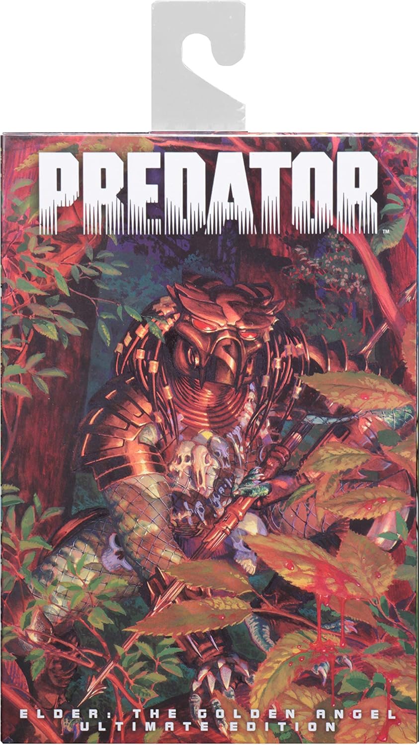 NECA - Predator 2 - 7” Scale Action Figure - Ultimate Elder: The Golden Angel | Predator 2 8 Inch Action Figure Ultimate Series - Ultimate Elder: