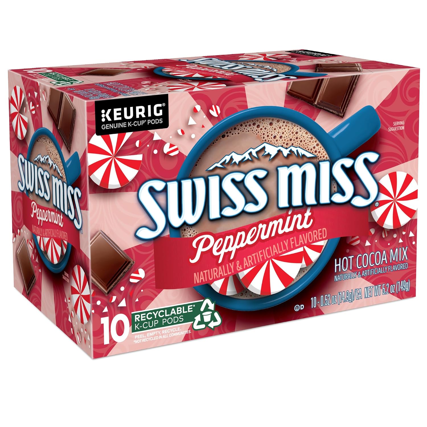Swiss Miss Milk Chocolate Hot Cocoa Keurig Single-Serve K Cup Pods, 28 Count