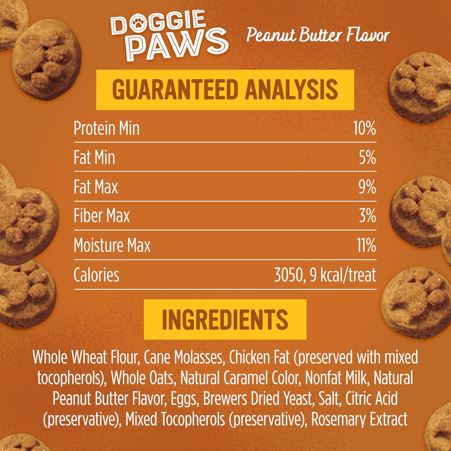 Blue Dog Bakery Natural Dog Treats, Doggie Paws, Maple Bacon Flavor, 16.2oz (1 Count) | Crunchy Oven-Baked Dog Treat Biscuits, Maple Bacon Flavor, Made with Real Premium Wholesome Ingredients in the USA