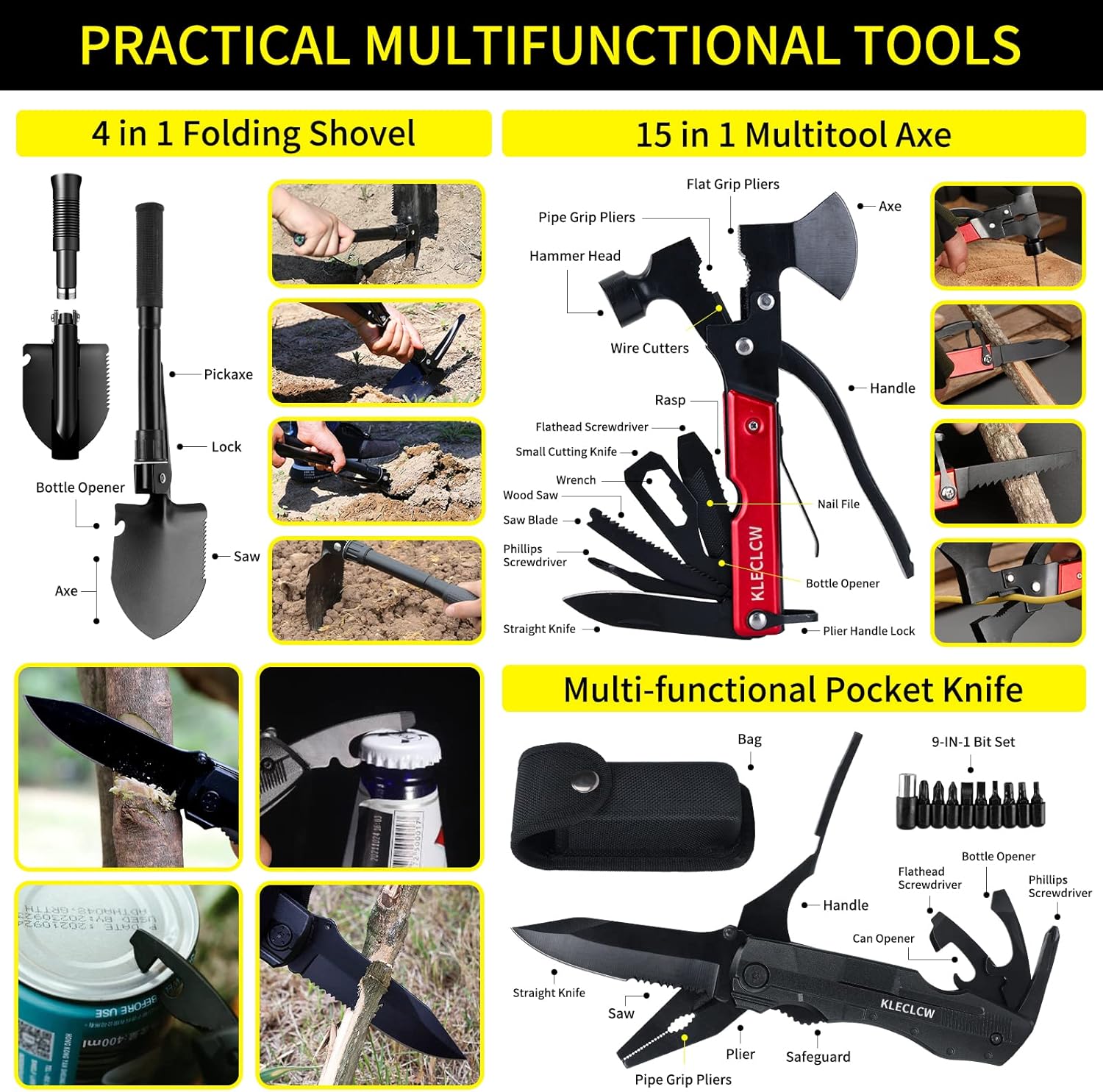 Gifts for Men Fathers Day Survival Kit and First Aid kit