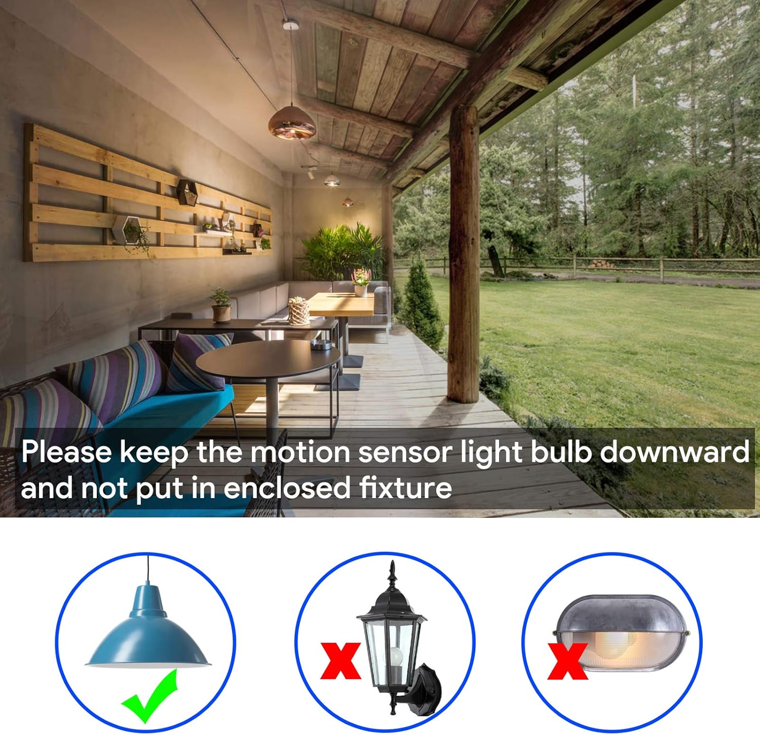 Energetic Motion Sensor Light Bulb
