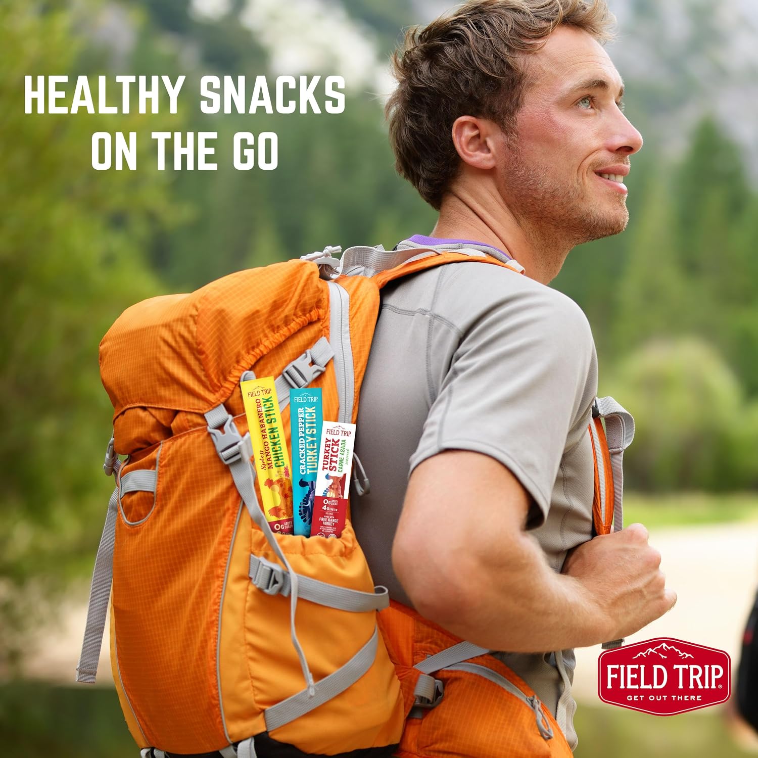 Field Trip Grass Fed Pepperoni Jerky Snack Sticks, Keto, Paleo, Gluten Free, Allergy Friendly Snack, High Protein, 50 Calorie Snack, 0.5oz, 24 Pack | Grass Fed, Keto, Paleo, Gluten Free, Allergy Friendly Snack, High Protein, 50 Calorie Snack