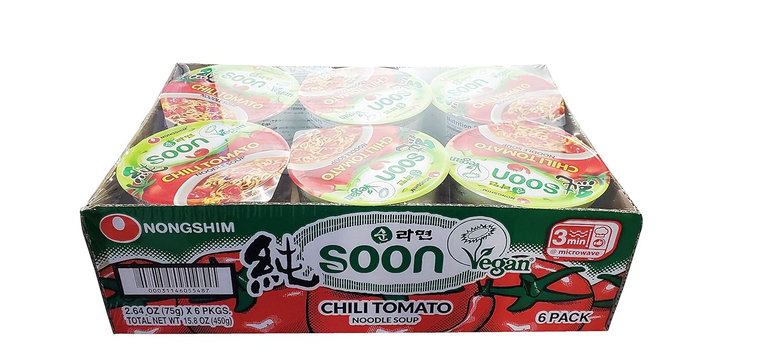 Nongshim Shin Noodle Ramyun, Gourmet Spicy Picante, 4.2-Ounce Packages (Pack of 16)