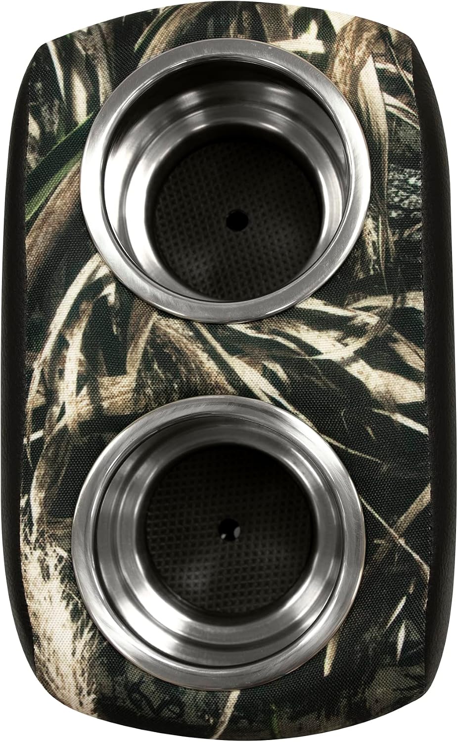 Wise 3059-1882 Pontoon Double Drink Holder with Stainless Steel Cup Holders, Marble / Brite White