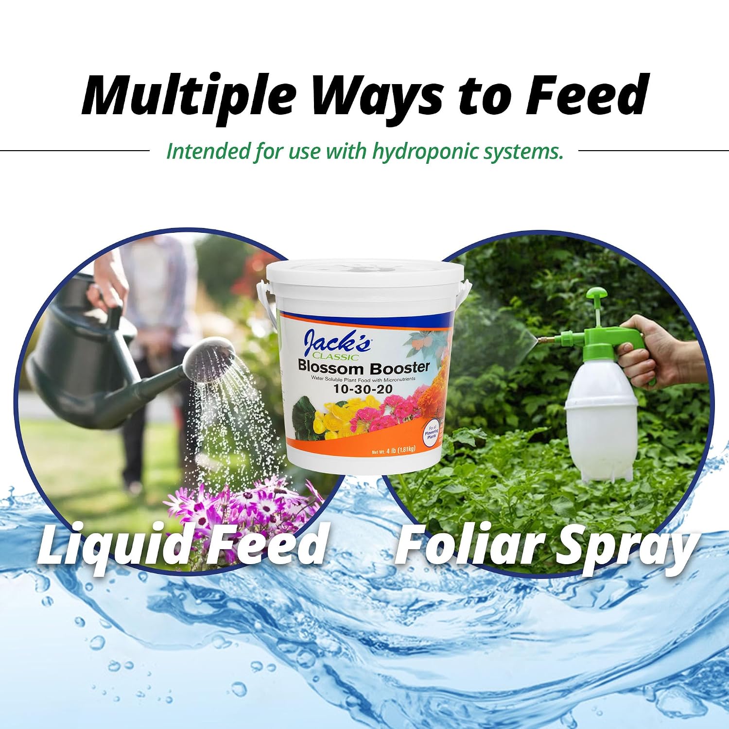 Jack's Classic 10-30-20 Blossom Booster Water-Soluble Fertilizer, 4lb