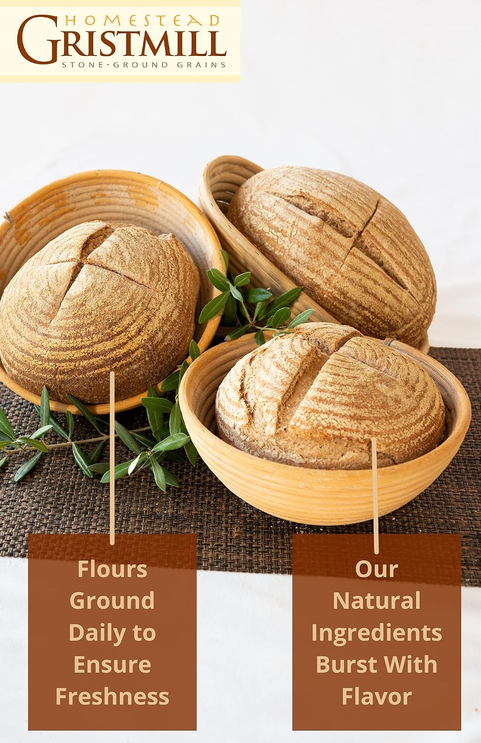 Homestead Gristmill Stone Ground Whole Red Wheat Flour - Non-GMO