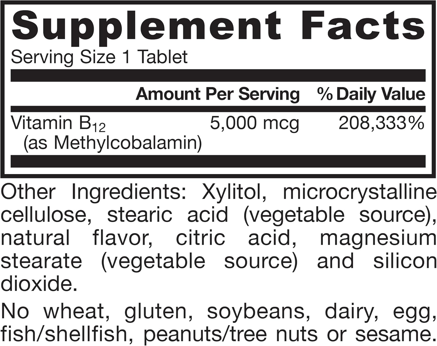 Jarrow Formulas Methyl Vitamin B12 5000 mcg - 60 Chewable Tablets, Naturally Fruit Flavored- Bioactive B12 Vitamin - Supports Cellular Energy Production, Brain Health & Metabolism - 60 Servings | Fruit Flavored, Bioactive B12 Vitamin, Supports Cellular E…