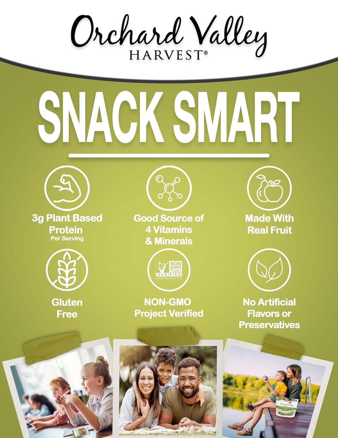 Orchard Valley Harvest Choc Nut Mix Multipack, 1 oz, Pack of 8 | Dark Chocolate Raisins, Almonds & Peanuts, Gluten Free, Stand Up Bag, Non-GMO, 4g Plant Protein, On-The-Go Snack