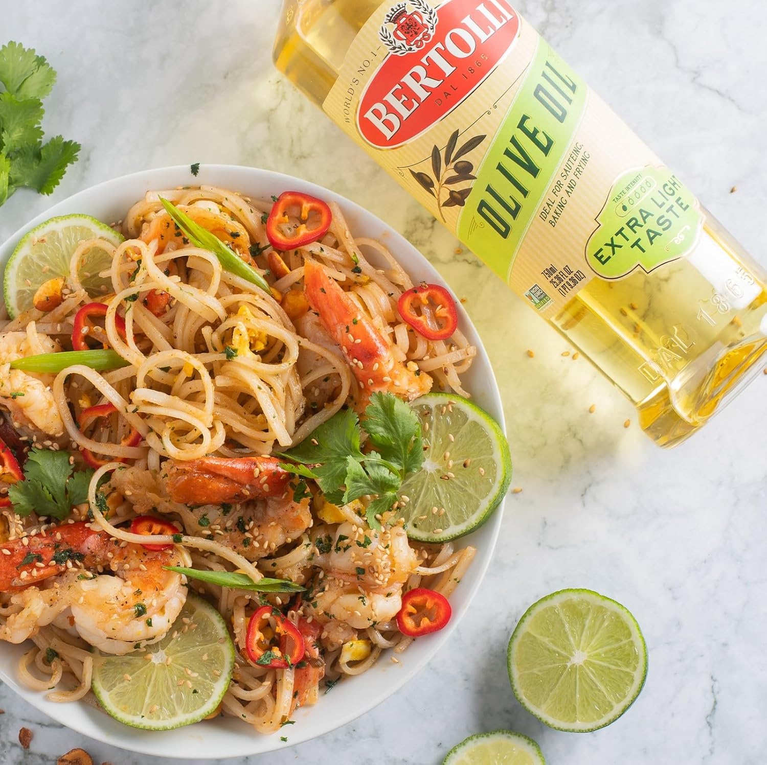 Bertolli Extra Light Olive Oil, Light Taste, 50.7 fl oz