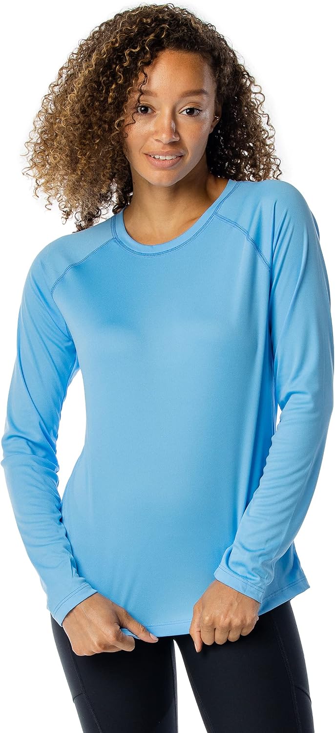 Vapor Apparel Women’s UPF 50+ UV Sun Protection Long Sleeve Performance Regular Fit T-Shirt for Sports and Outdoor
