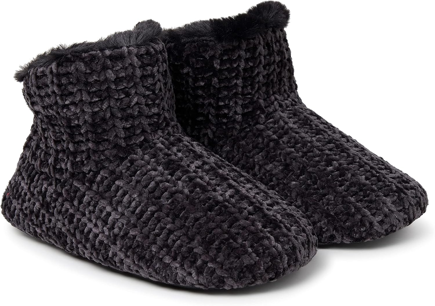 Dearfoams Women's Chenille Bootie Slipper
