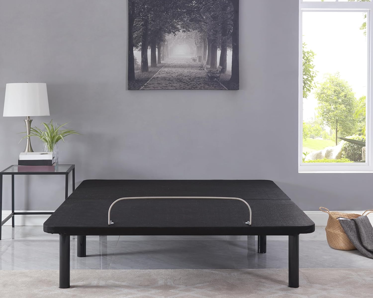 Naomi Home Idealbase Twin XL Adjustable Bed Frame with Lumbar Support | Twin Xl Adjustable Bed With Lumbar Support, Head & Foot Incline, Massage, Usb Ports, Wireless Remote & Zero Gravity