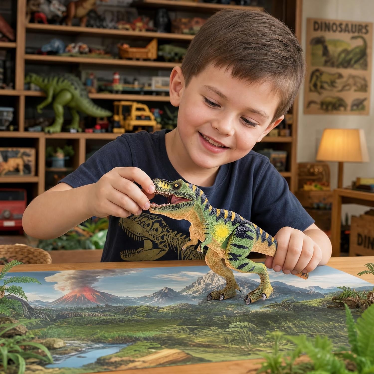 Gemini&Genius Spinosaurus Dinosaur Toy for Kids Spinosaurus Dinosaur Figure
