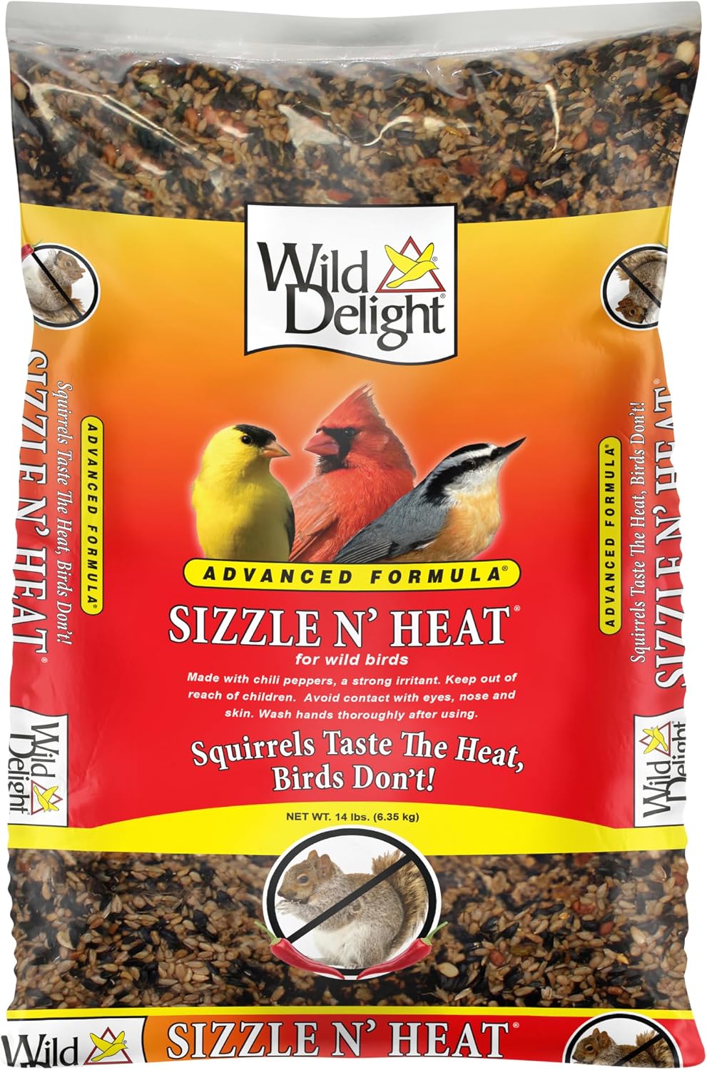 Wild Delight Deck, Porch N' Patio No Waste Bird Food, 5 lb, (374050)