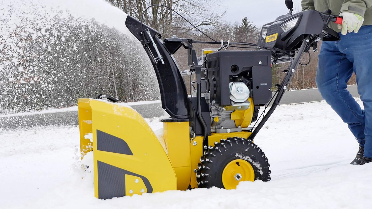 Champion Power Equipment 301cc 27-Inch 2-Stage Gas Snow Blower with Electric Start