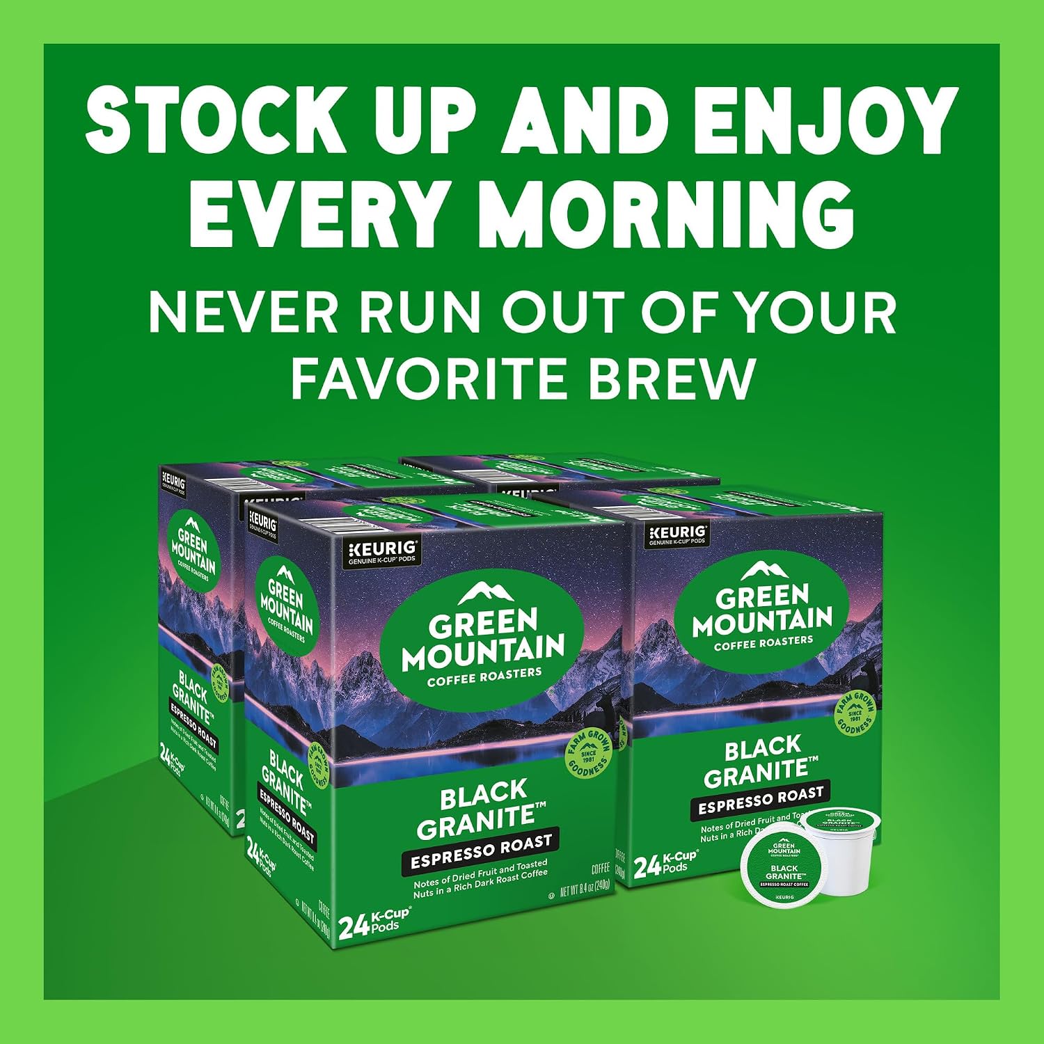 Green Mountain Coffee, Dark Magic (Extra Bold), 120-Count K-Cups for Keurig Brewers