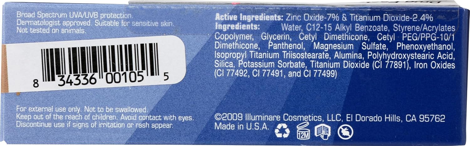 Illuminare, Moisturizing Mineral Foundation - 0.5 oz
