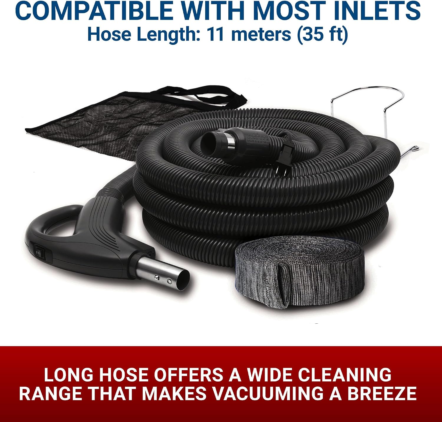 Drainvac Broan-nutone 550 Air watts Residential Central Vacuum System - Anti-Vibration, Powerful Suction
