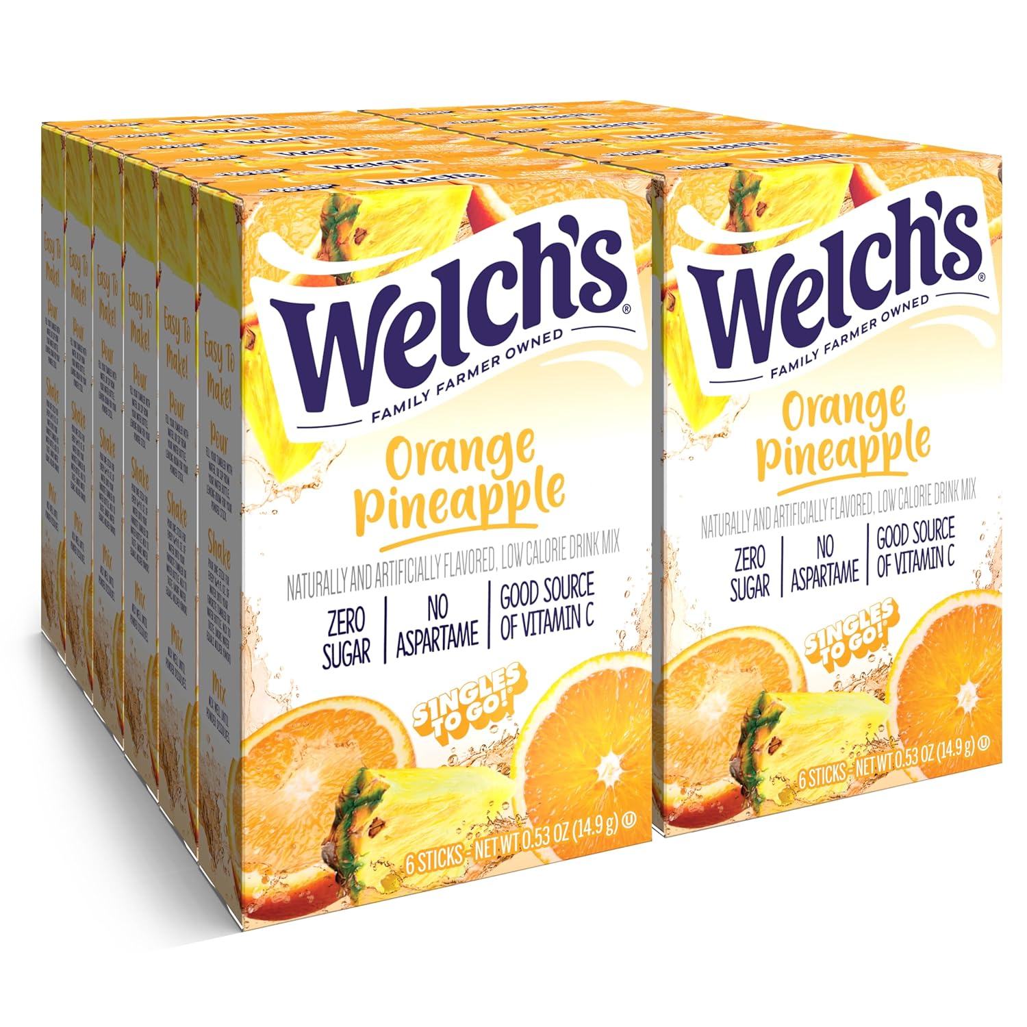 Singles To Go! Welch's Water Drink Mix, Grape, 72 Packets