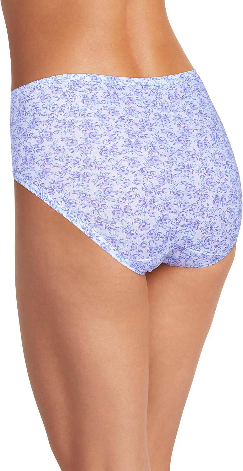 Jockey Women's Underwear 100% Cotton Elance Brief - 3 Pack