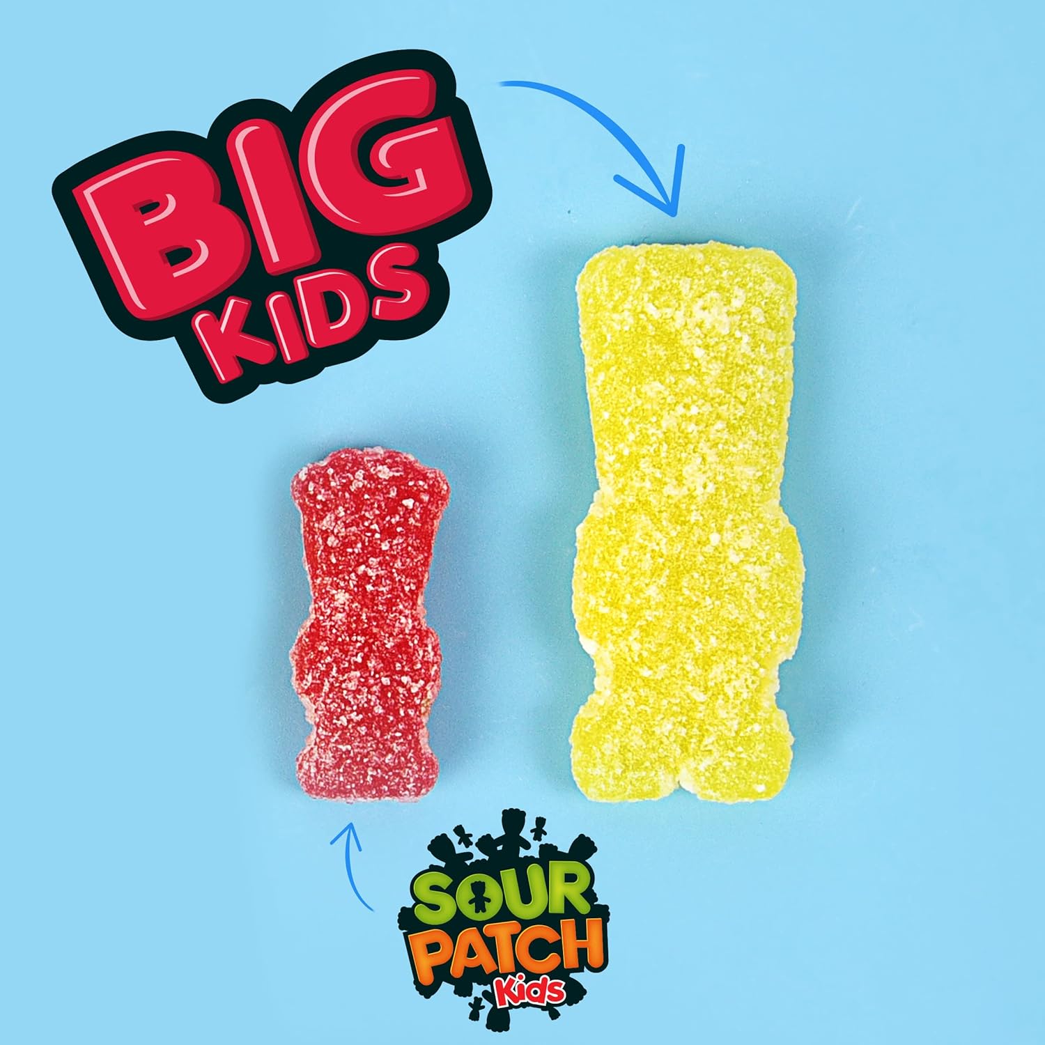 Sour Patch Kids, Big Kids Soft and Chewy Gummy Candy, Share Size, 12 Ounce