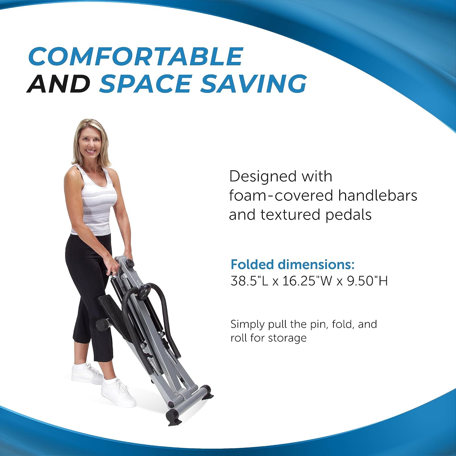 Stamina Products Folding Stepper with Monitor